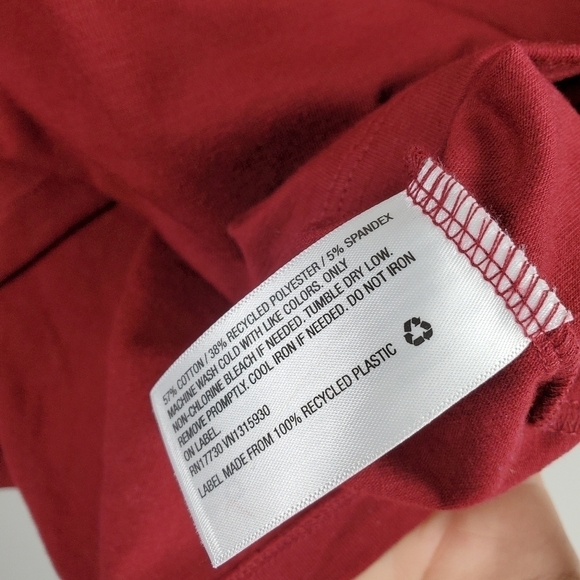 Wild Fable Red Burgundy Crop Tee XXL BNWT - Picture 8 of 9
